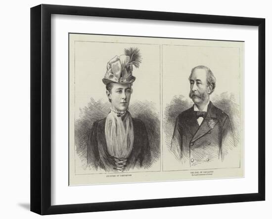 Earl and Countess of Carnarvon-null-Framed Giclee Print