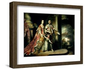 Earl and Countess of Mexborough, with their Son Lord Pollington, 1761-64-Sir Joshua Reynolds-Framed Giclee Print