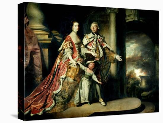 Earl and Countess of Mexborough, with their Son Lord Pollington, 1761-64-Sir Joshua Reynolds-Stretched Canvas