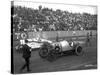 Earl Cooper and Eddie Hearne Driving Racing Cars, Tacoma Speedway (July 4, 1918)-Marvin Boland-Stretched Canvas