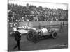 Earl Cooper and Eddie Hearne Driving Racing Cars, Tacoma Speedway (July 4, 1918)-Marvin Boland-Stretched Canvas