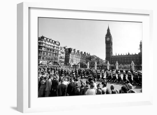 Earl Mountbatten's funeral, 1979-Alisdair Macdonald-Framed Photographic Print