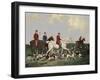 Earl of Derby's Stag Hounds-Barenger-Framed Art Print