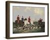 Earl of Derby's Stag Hounds-Barenger-Framed Art Print