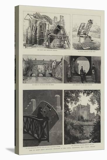 Earl of Rosse's Great Reflecting Telescopes at Birr Castle, Parsonstown, King's County, Ireland-null-Stretched Canvas