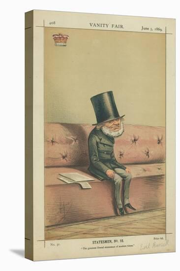 Earl of Russell, the Greatest Liberal Statesmen of Modern Times, 5 June 1869, Vanity Fair Cartoon-Carlo Pellegrini-Stretched Canvas