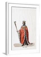 Earl of Surrey, Costume Design for Shakespeare's Play, Henry VIII, 19th Century-null-Framed Giclee Print