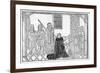 Earl Rivers Presents His Book to Edward Iv (Woodcut)-English-Framed Giclee Print