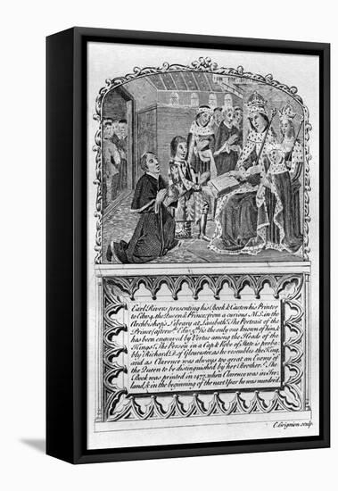 Earl Rivers Presents His Book to King Edward IV, C1477 (Late 18th or Early 19th Century)-Charles Grignion-Framed Stretched Canvas