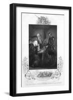 Earl Warenne Justifying the Title to His Estates-J Rogers-Framed Premium Giclee Print