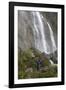 Earland Falls, Routeburn Track, Fiordland National Park, South Island, New Zealand, Pacific-Stuart Black-Framed Photographic Print