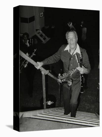 Earle Warren of the Lionel Hampton Orchestra at the Newport Jazz Festival, Middlesbrough, 1978-Denis Williams-Stretched Canvas