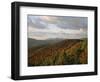 Earling Morning Landscape, Little Switzerland, Blue Ridge Parkway, USA-James Green-Framed Photographic Print