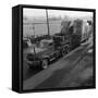 Early 1940S Diamond T Truck Pulling a Large Load, South Yorkshire, 1962-Michael Walters-Framed Stretched Canvas