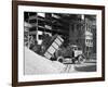 Early 1950S Bedford M Tipper Delivering Aggregates to a Building Site, South Yorkshire, July 1954-Michael Walters-Framed Premium Photographic Print