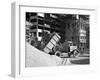 Early 1950S Bedford M Tipper Delivering Aggregates to a Building Site, South Yorkshire, July 1954-Michael Walters-Framed Photographic Print