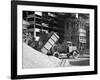 Early 1950S Bedford M Tipper Delivering Aggregates to a Building Site, South Yorkshire, July 1954-Michael Walters-Framed Photographic Print