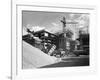 Early 1950S Bedford M Tipper Delivering Aggregates to a Building Site, South Yorkshire, July 1954-Michael Walters-Framed Photographic Print