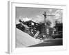 Early 1950S Bedford M Tipper Delivering Aggregates to a Building Site, South Yorkshire, July 1954-Michael Walters-Framed Photographic Print