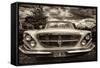 Early 1960's Car-Tim Kahane-Framed Stretched Canvas