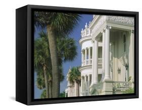 Early 19th Century Houses in the Historic Center of Charleston, South Carolina, USA-Duncan Maxwell-Framed Stretched Canvas