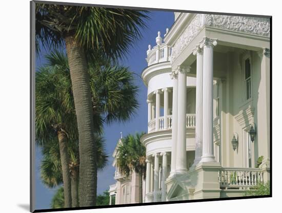 Early 19th Century Houses in the Historic Center of Charleston, South Carolina, USA-Duncan Maxwell-Mounted Photographic Print