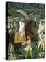 Early 19th Century Painting Titled Maharajah Sher Singh, Son of Ranjeet Singh-null-Stretched Canvas