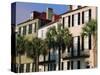 Early 19th Century Town Houses, Charleston, South Carolina, USA-Duncan Maxwell-Stretched Canvas