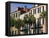 Early 19th Century Town Houses, Charleston, South Carolina, USA-Duncan Maxwell-Framed Stretched Canvas
