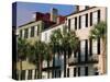 Early 19th Century Town Houses, Charleston, South Carolina, USA-Duncan Maxwell-Stretched Canvas