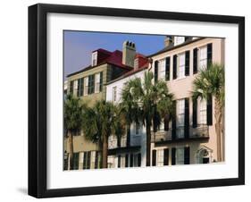 Early 19th Century Town Houses, Charleston, South Carolina, USA-Duncan Maxwell-Framed Photographic Print