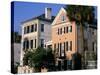 Early 19th Century Town Houses, Historic Centre, Charleston, South Carolina, USA-Duncan Maxwell-Stretched Canvas