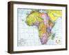 Early 20th Century Map of Africa-null-Framed Photographic Print