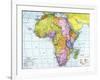 Early 20th Century Map of Africa-null-Framed Photographic Print