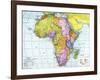 Early 20th Century Map of Africa-null-Framed Photographic Print