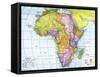 Early 20th Century Map of Africa-null-Framed Stretched Canvas