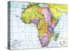 Early 20th Century Map of Africa-null-Stretched Canvas