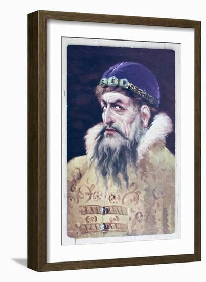 Early 20th Century Russian Postcard of Ivan the Terrible-null-Framed Giclee Print