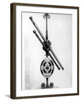 Early 20X Refractor Telescope Built by Galileo with Which He Discovered Moons Orbiting Jupiter-null-Framed Photographic Print