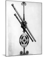 Early 20X Refractor Telescope Built by Galileo with Which He Discovered Moons Orbiting Jupiter-null-Mounted Photographic Print