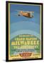 Early Ad for Midwestern Air Travel-null-Framed Art Print