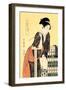 Early Afternoon: The Hour of the Ram-Kitagawa Utamaro-Framed Art Print