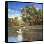 Early Autumn in the Loire-Max Hayslette-Framed Stretched Canvas
