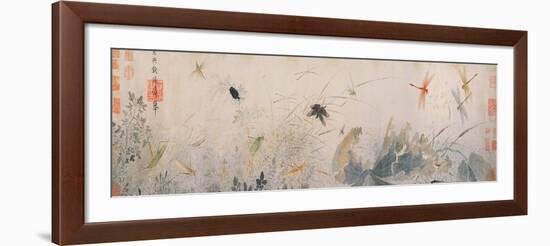 Early Autumn (Ink and Colours on Paper)-Qian Xuan-Framed Giclee Print