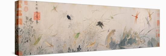 Early Autumn (Ink and Colours on Paper)-Qian Xuan-Stretched Canvas