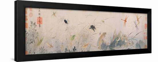 Early Autumn (Ink and Colours on Paper)-Qian Xuan-Framed Premium Giclee Print