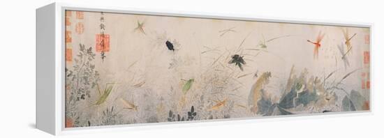 Early Autumn (Ink and Colours on Paper)-Qian Xuan-Framed Stretched Canvas