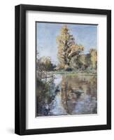 Early Autumn on the River Test, 2007-Caroline Hervey-Bathurst-Framed Giclee Print