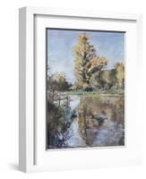 Early Autumn on the River Test, 2007-Caroline Hervey-Bathurst-Framed Giclee Print