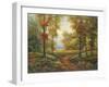 Early Autumn Path-Lazzara-Framed Art Print